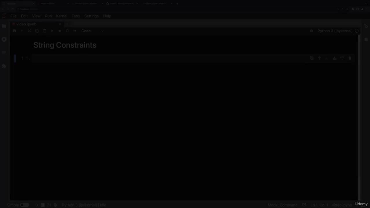 4. String Constraints