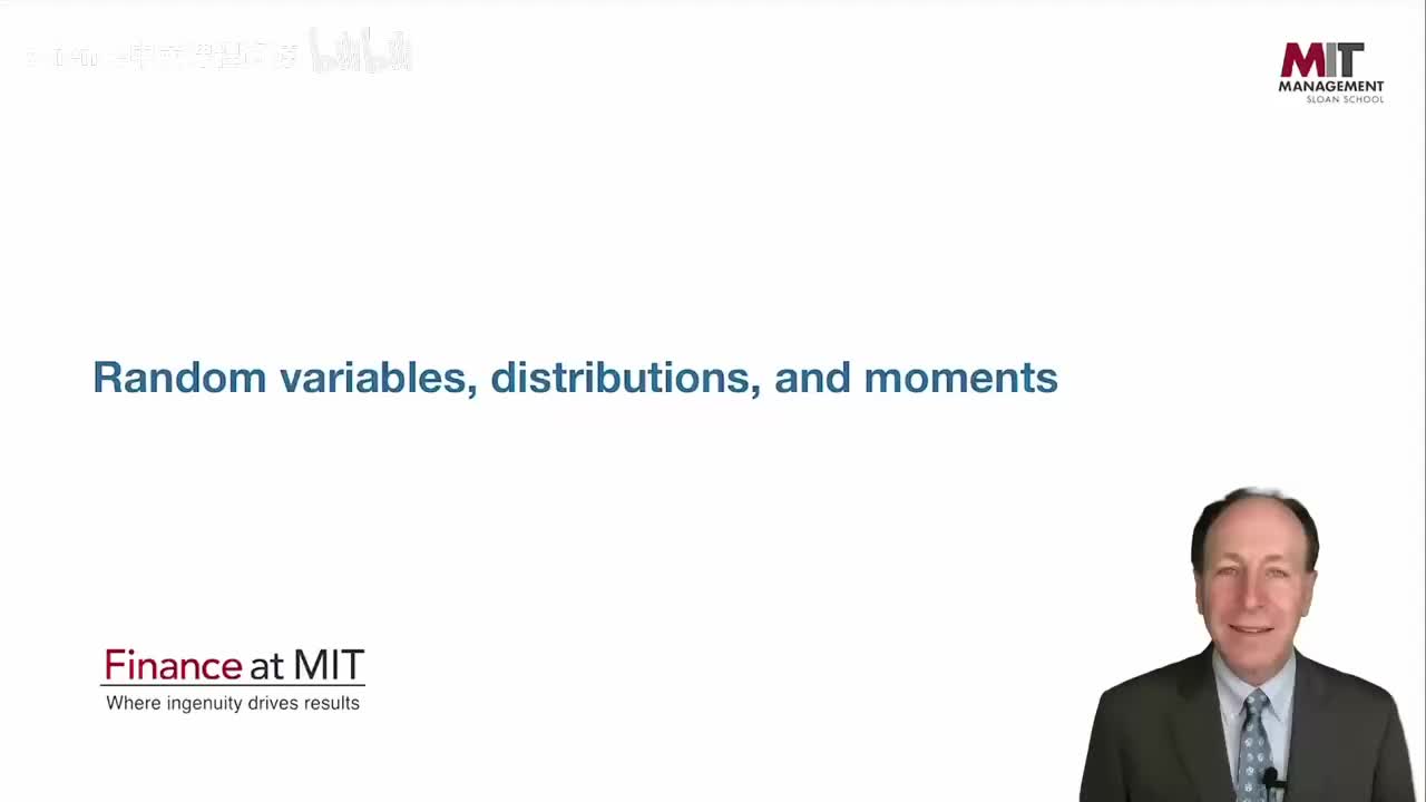 MIT《量化金融的数学方法》1.概率