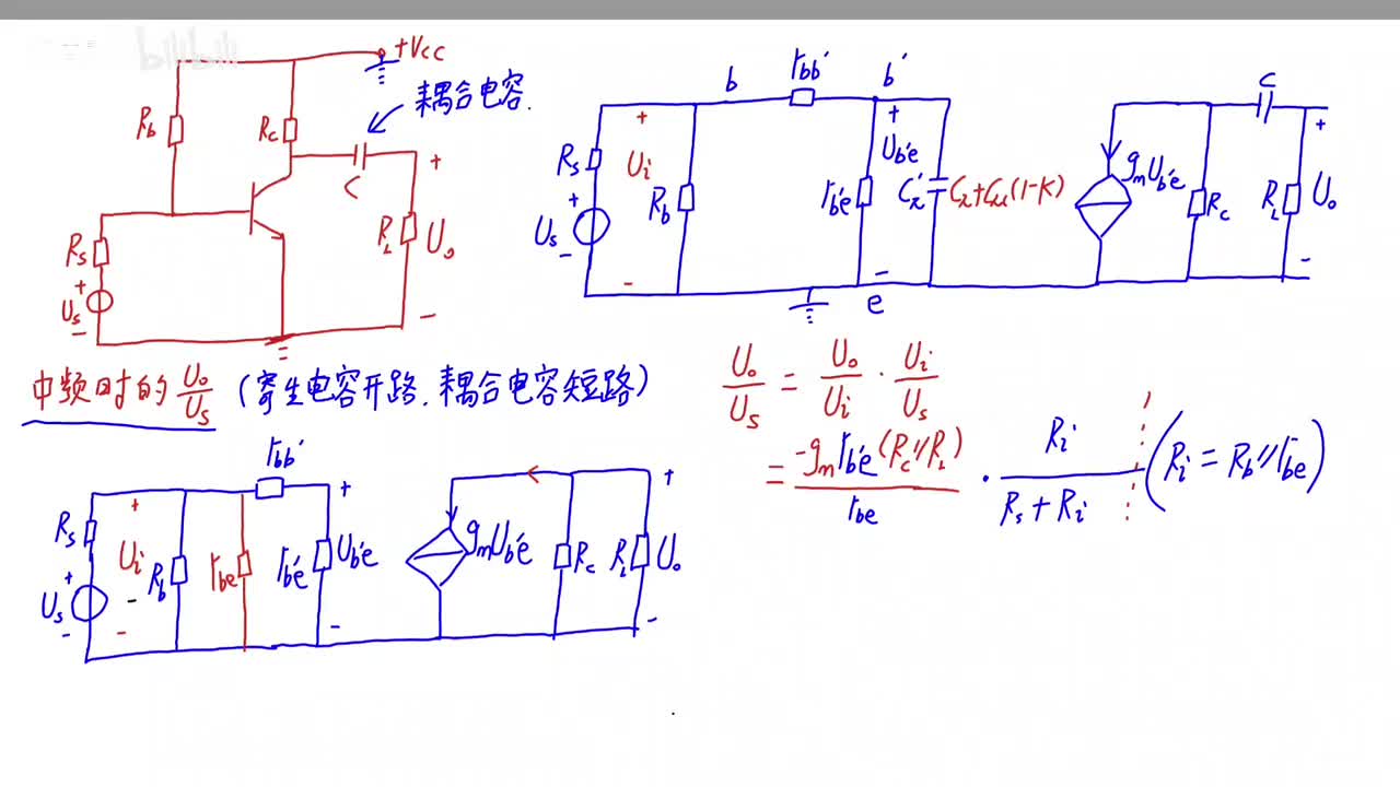 共射放大电路频率响应-低频分析