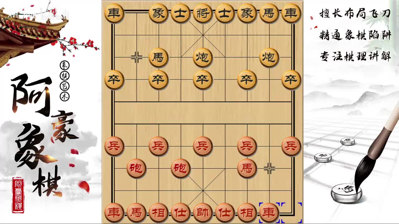 黑56炮阵型，互相串打的经典阵型（非常重要）