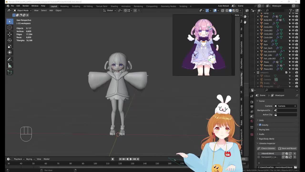 Blender建模丨第15集·头发配饰建模