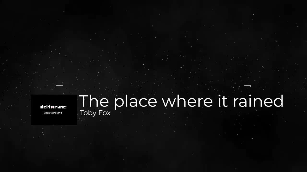 70 The place where it rained