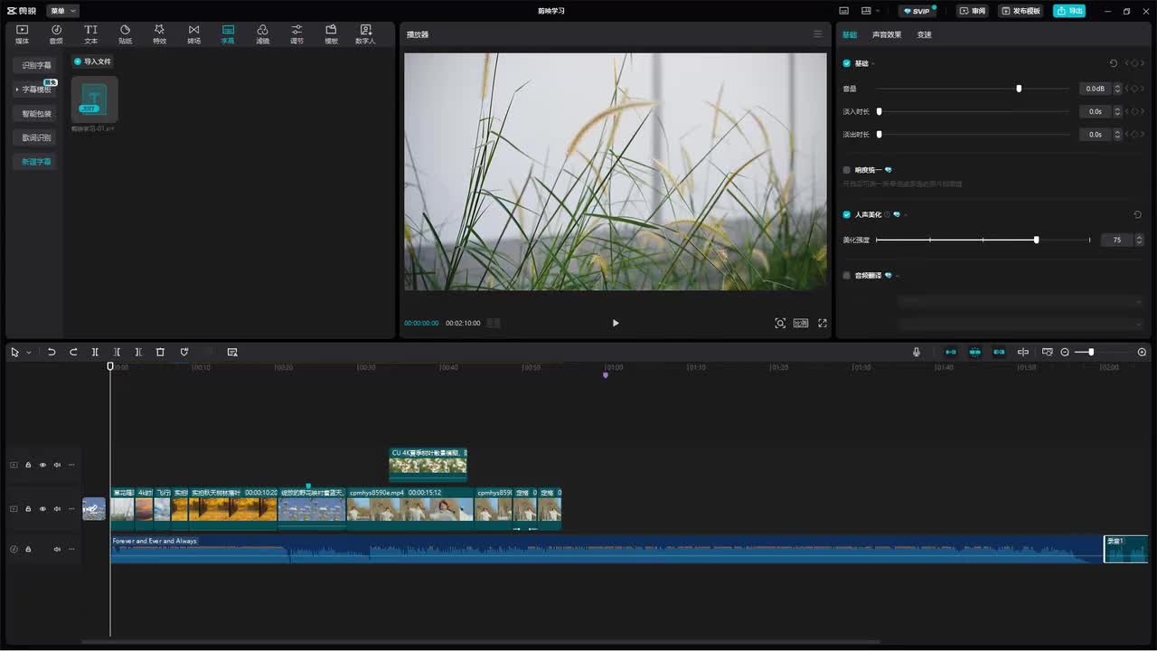 【基础篇】10.视频包装-特效