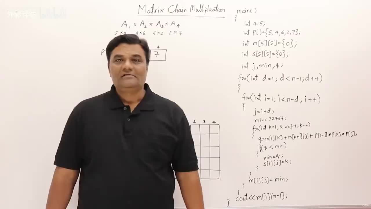 4.3.1 矩阵链乘法（编程实现） - 动态规划