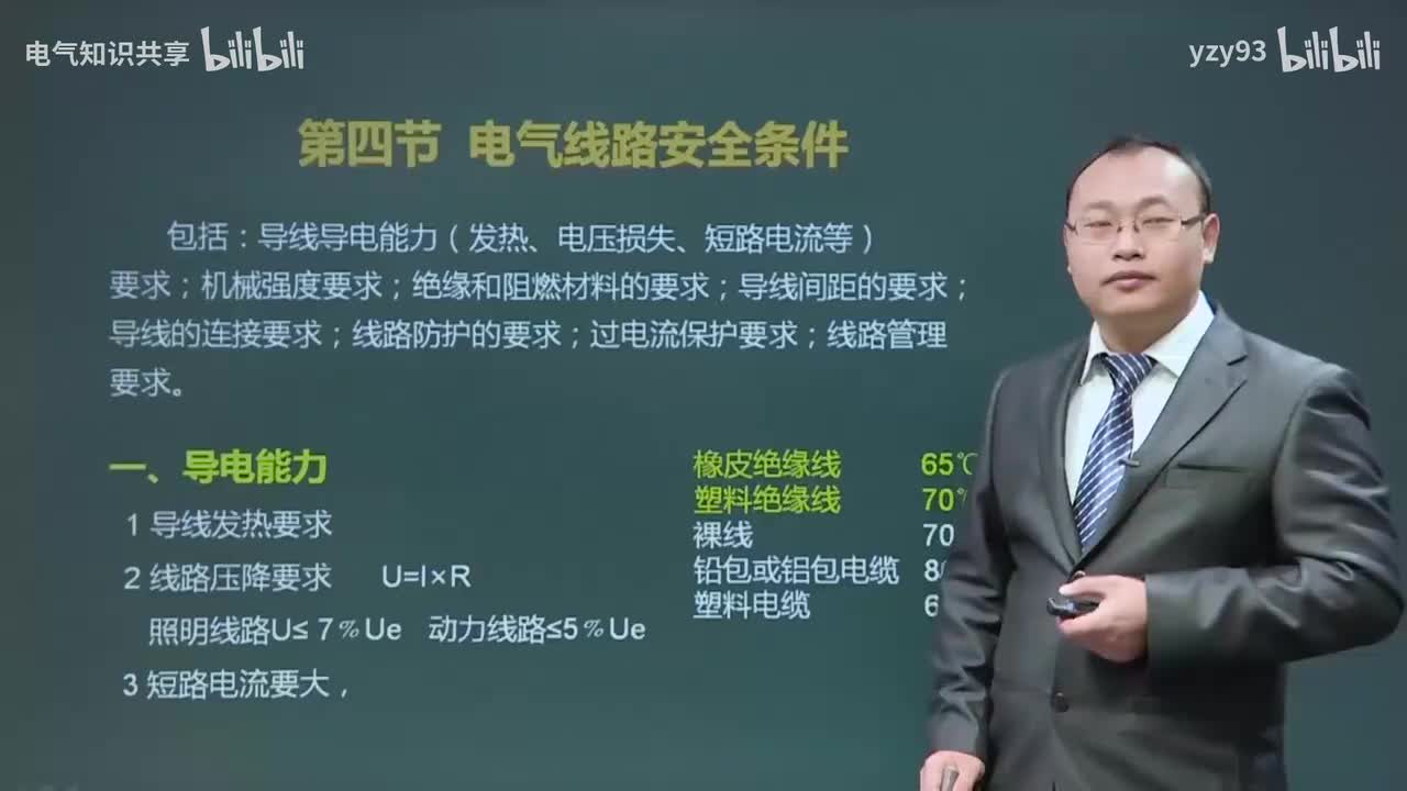 16.电气线路安全条件