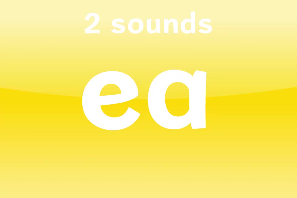 【字母发音42】ea