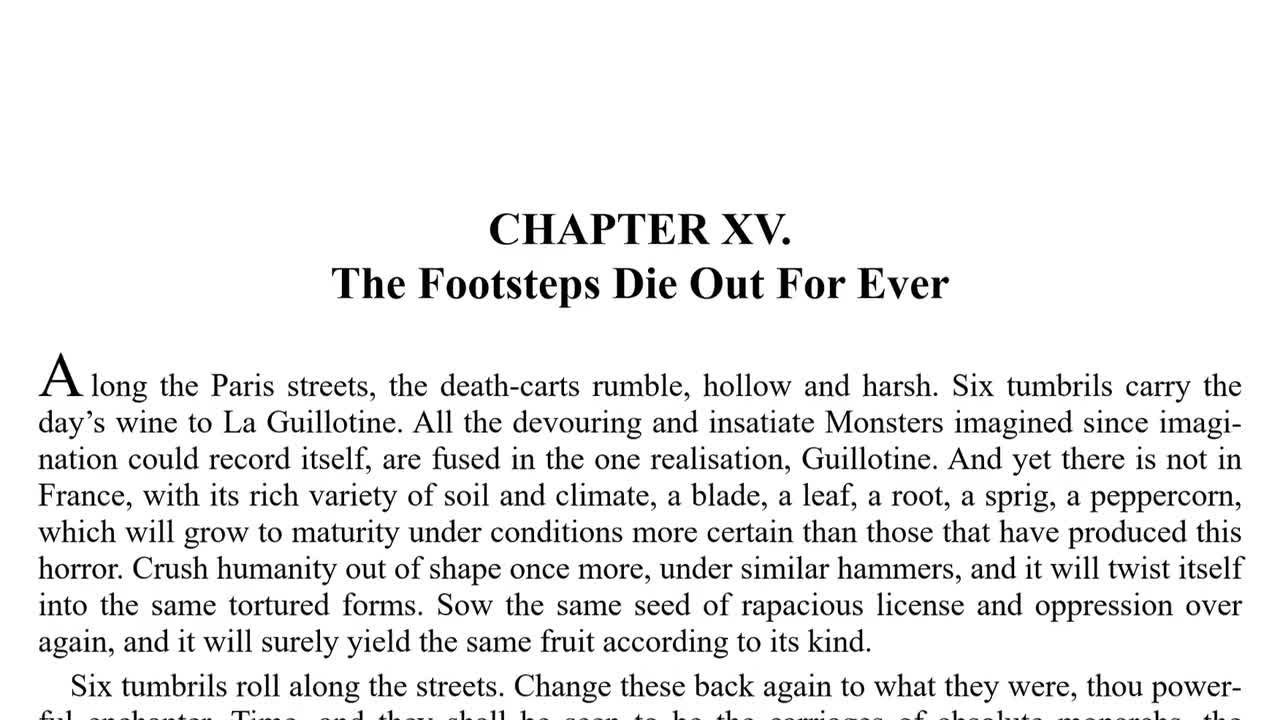 Bk3 Ch15 - The Footsteps Die Out For Ever