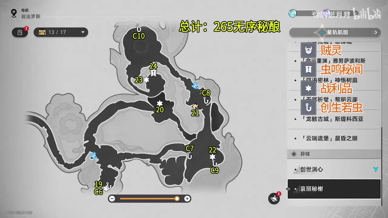 哀丽秘榭(2) 共6个(19-24)创生若虫6-10 无序秘酿265
