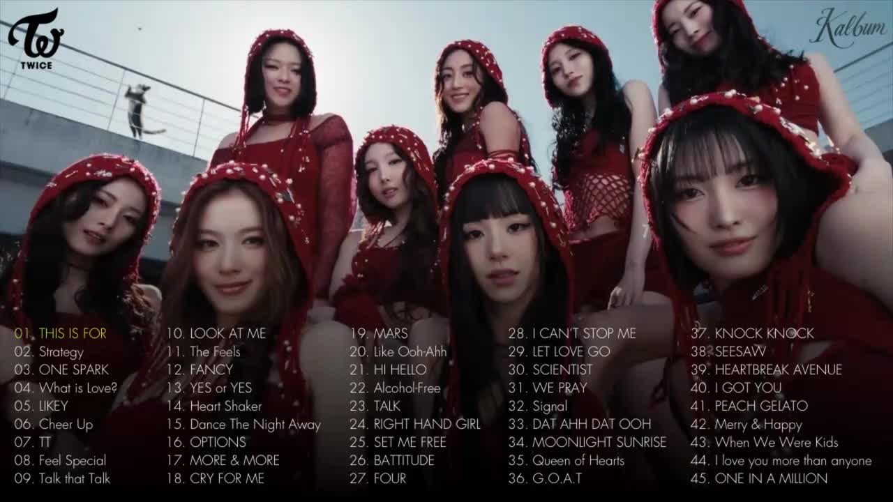 【𝐊𝐏𝐎𝐏歌单】TWICE全专歌曲纯享||适合运动/写作业/放松