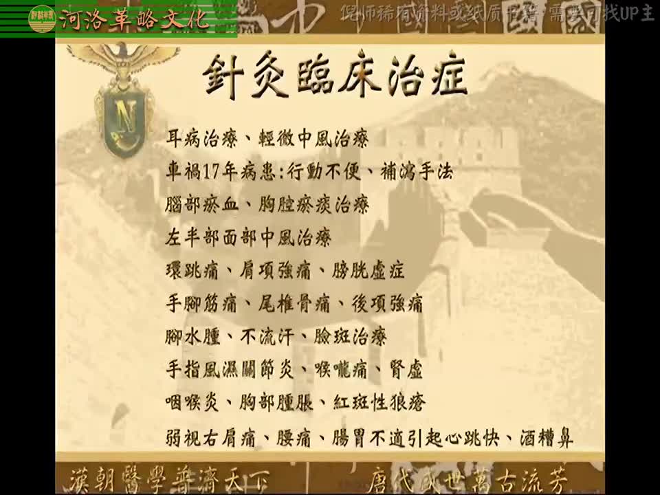 针灸大成11集_01【10扎针临床治症】