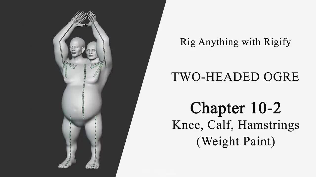 #10-2：膝部权重绘制