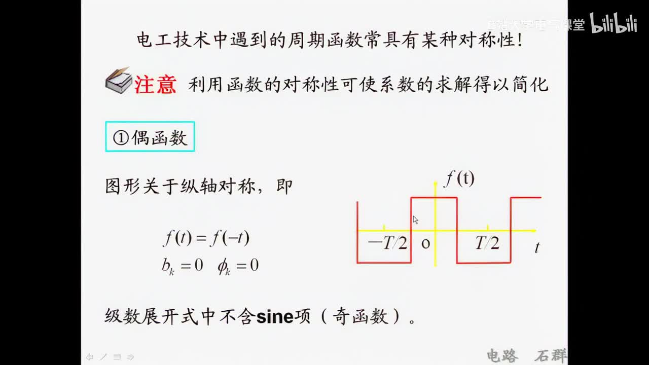 55 第十三章 非正弦周期电流电路和信号的频谱