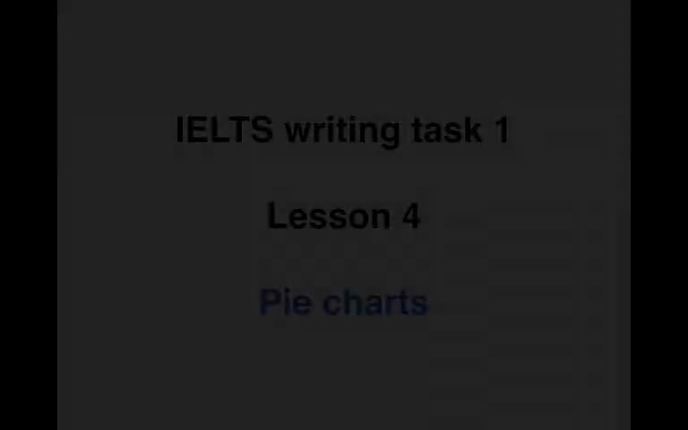 63.【Simon雅思小作文】Lesson 04 - Pie chart