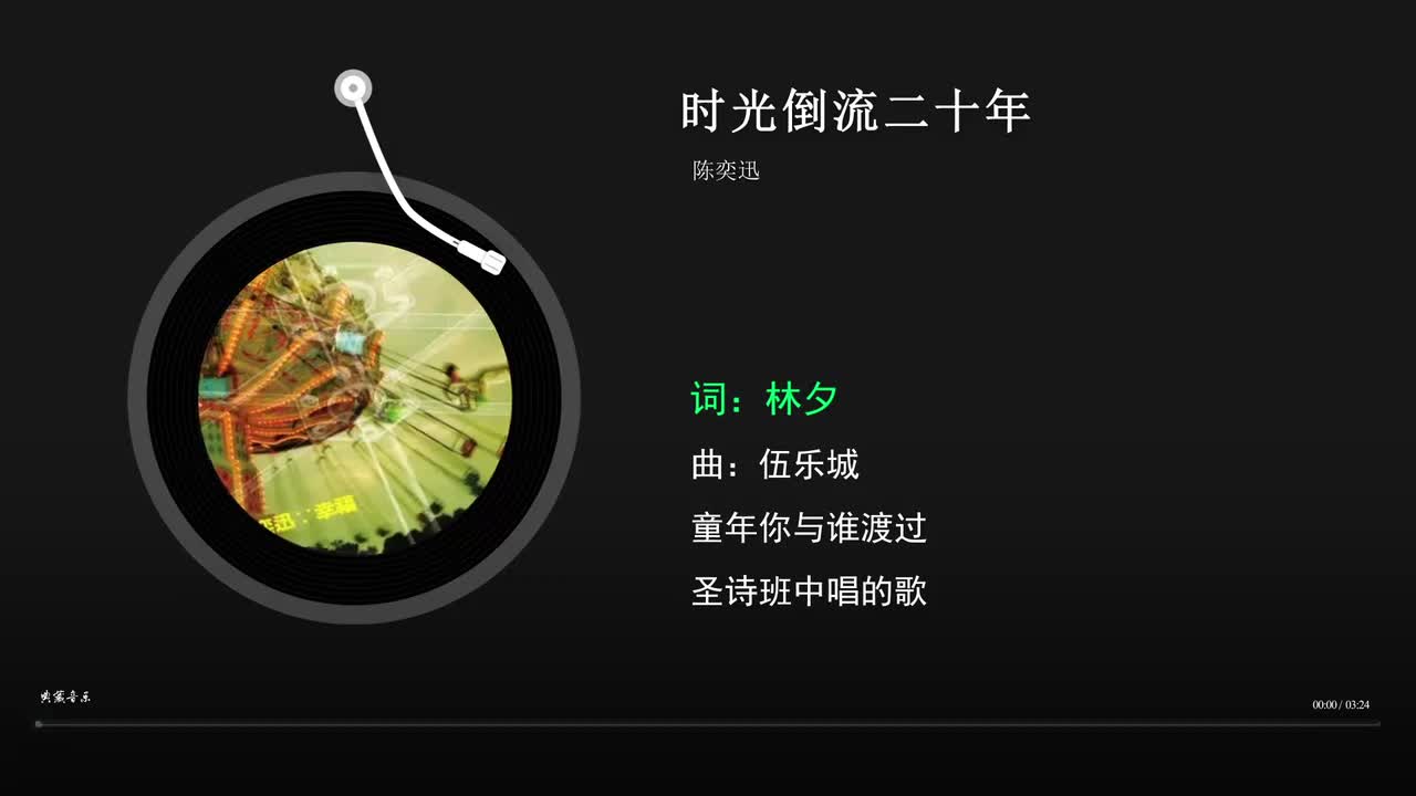 时光倒流二十年