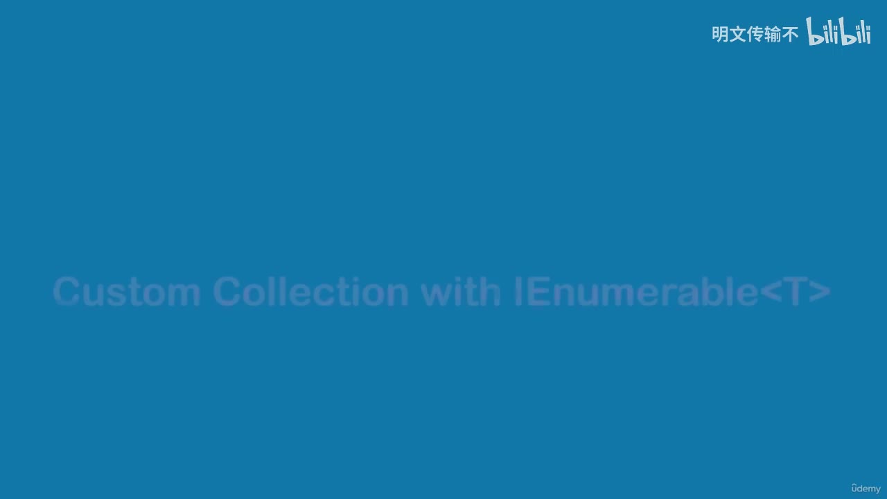 22-24. 实现 IEnumerable 的自定义集合