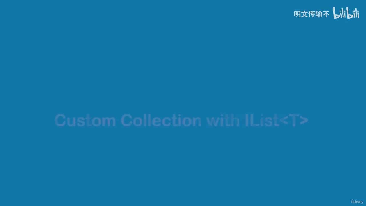 22-26. 实现 IList 的自定义集合