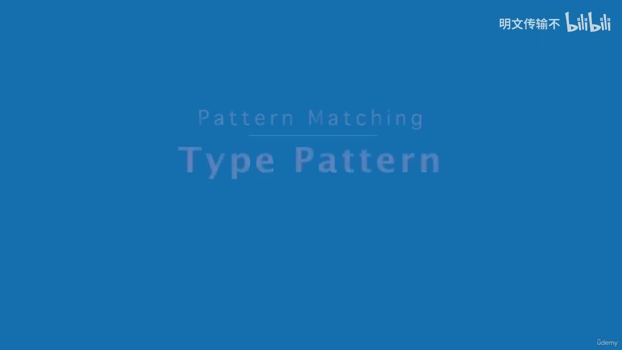 30-9. 模式匹配 - 类型模式