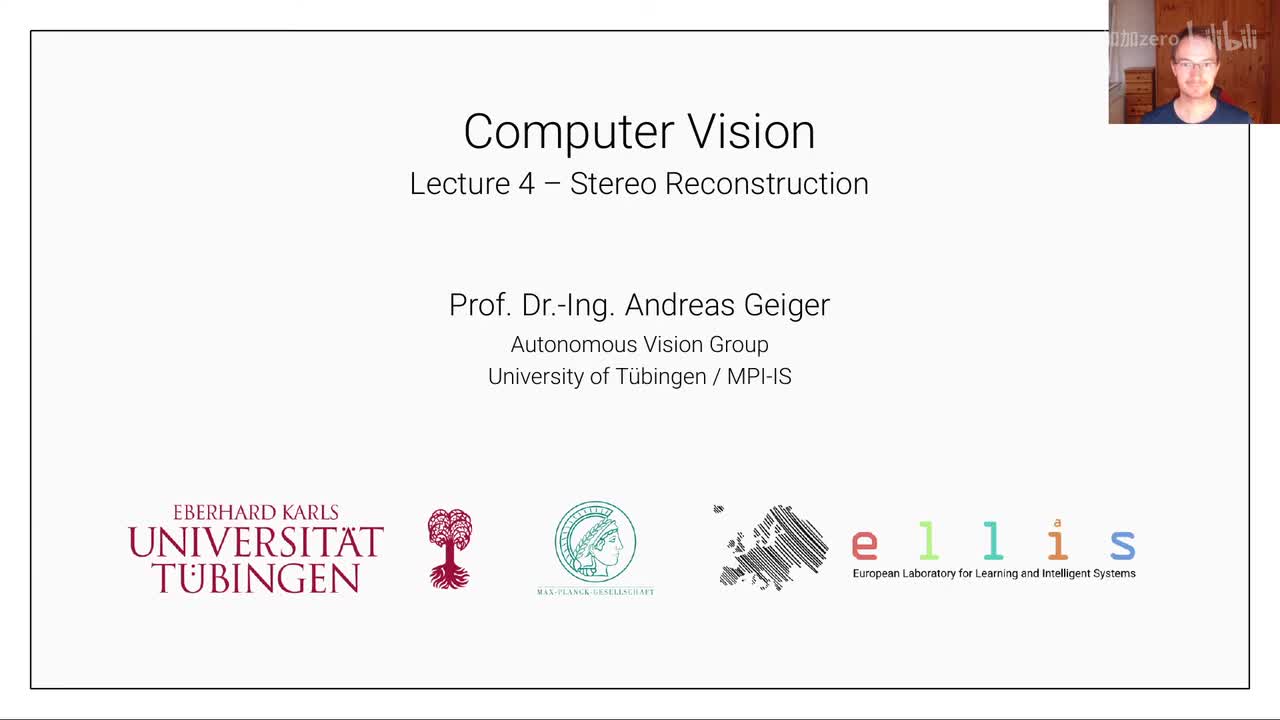 P12 Stereo Reconstruction： Preliminaries)