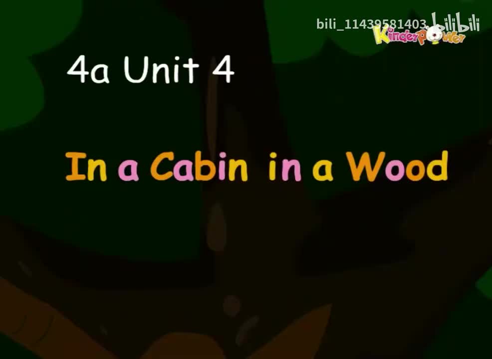 4a Unit 4-In a Cabin in a Wood