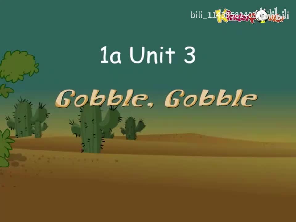 1a Unit 3-Gobble,Gobble