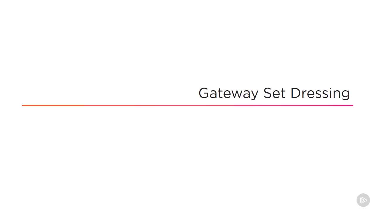 40 - Gateway Set Dressing