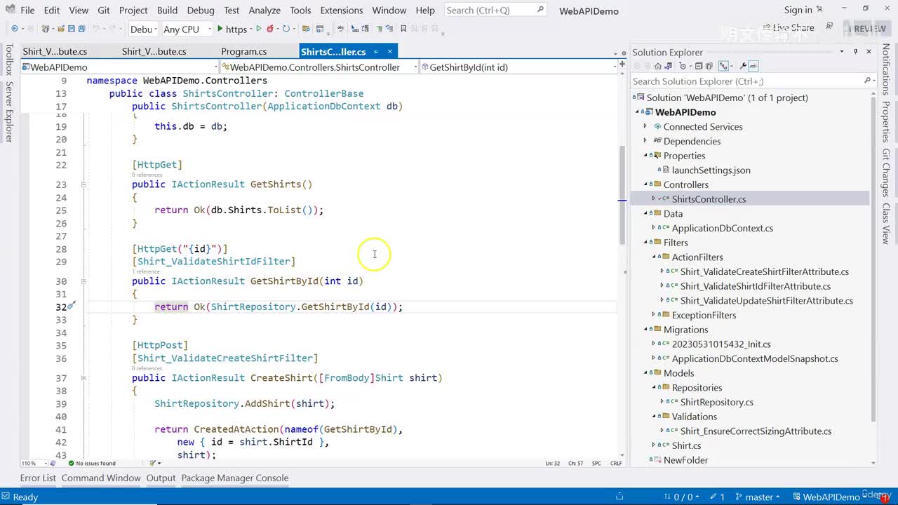 25. 使用EF Core实现Get by Id端点