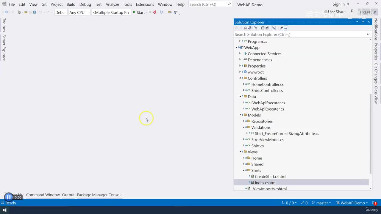 35. 通过Web API创建衬衫