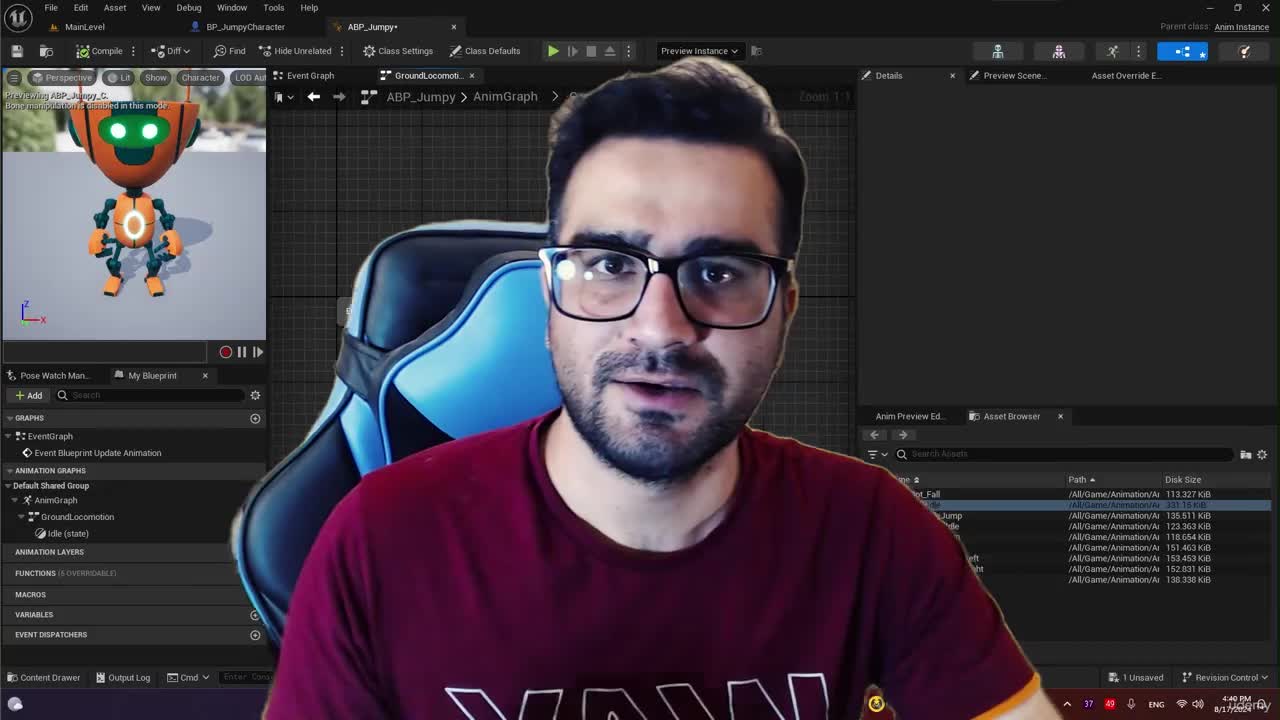 08. Jumpy 17 - Run state