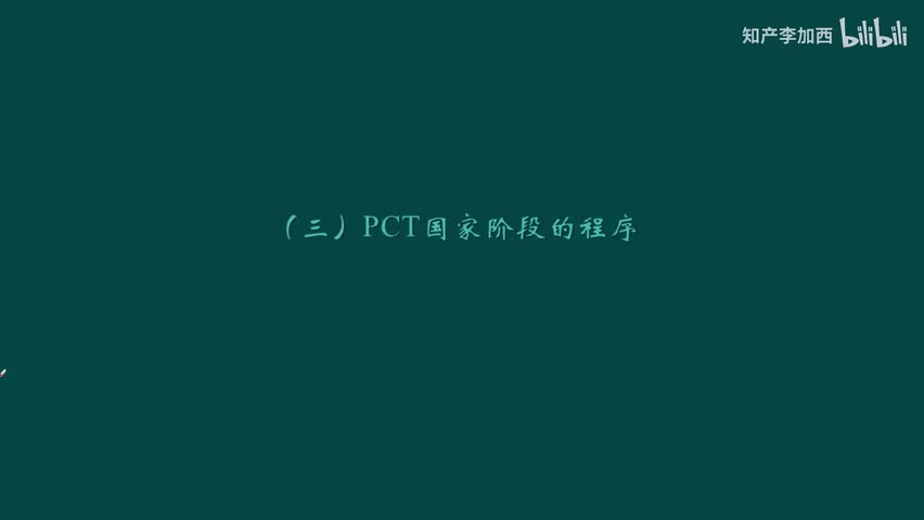 专利法（精讲，已完结）-（十）专利合作条约--3.PCT国家阶段的程序