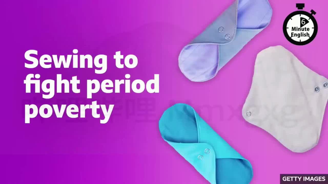 63.Sewing to fight period poverty