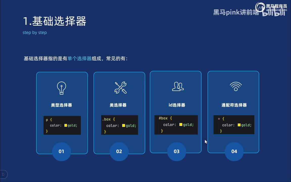 26-基础选择器之id和通配符选择器