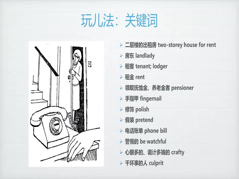 039-口头作文...包租婆，我打个电话不行啊！.