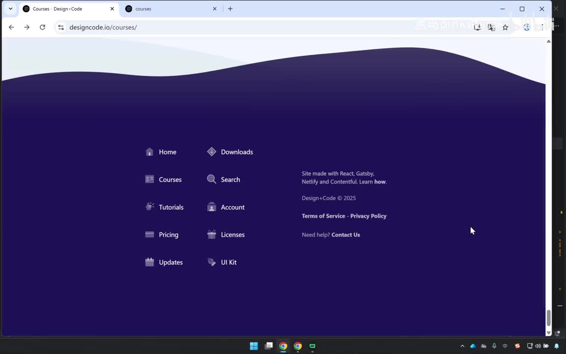 179-designcode响应式项目-底部模块制作以及响应式布局