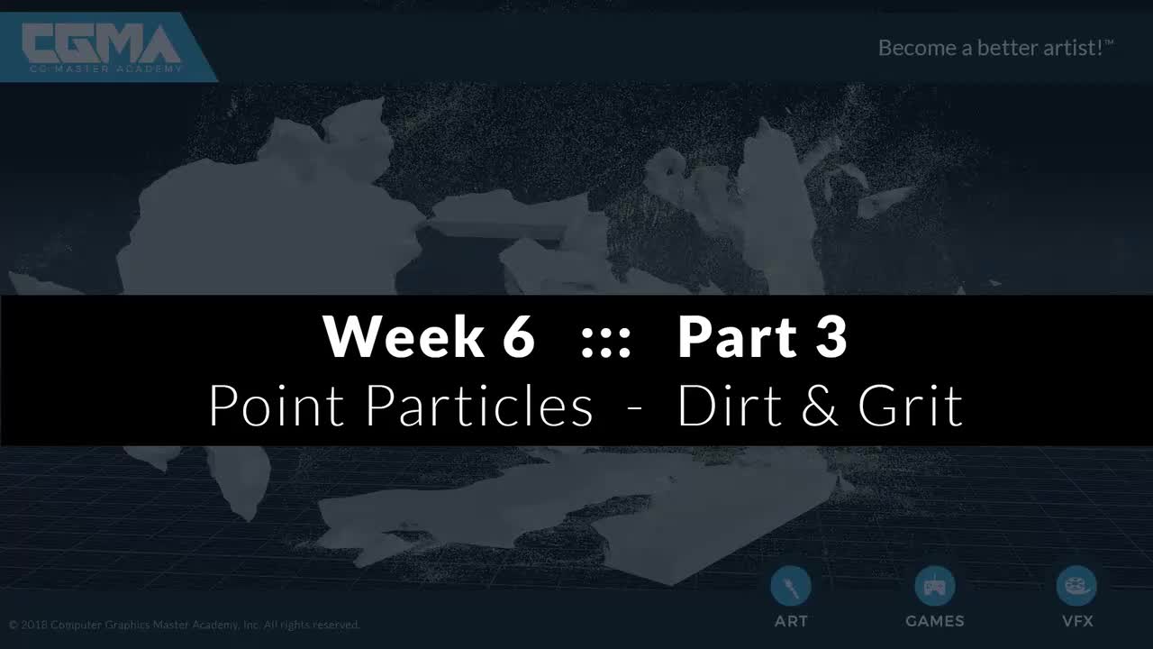 3 Point Particles Dirt and Grit