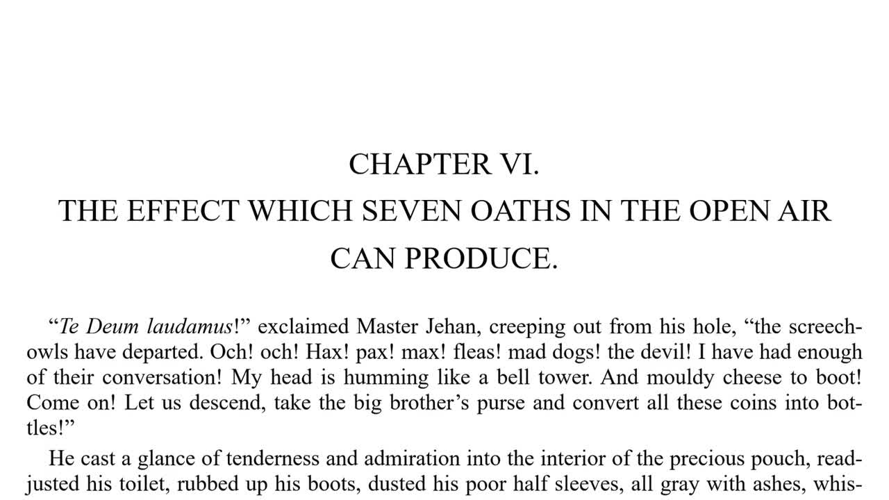 34 - Book 7: VI - The Effect which Seven Oaths in the Open Air can Produce