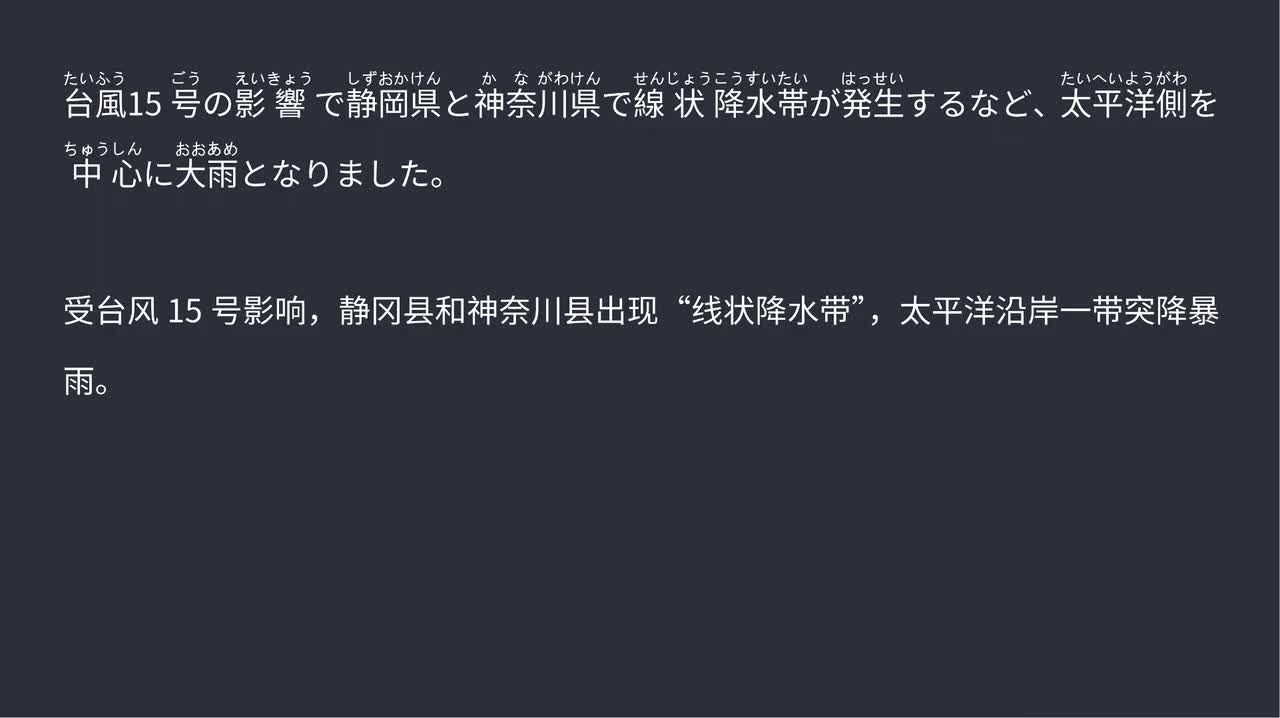 2025.09.08 台风15号席卷太平洋沿岸 静冈茨城风暴致房屋毁损、汽车翻覆