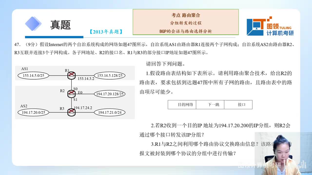 13年（47）计算机网络大题