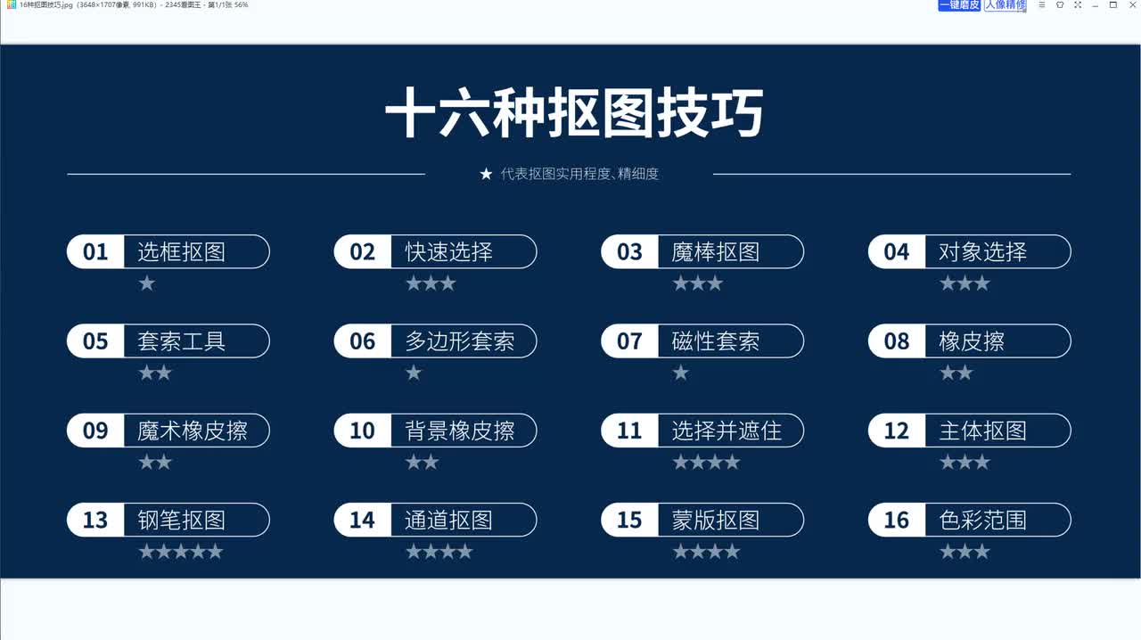 【PS抠图】磁性套索