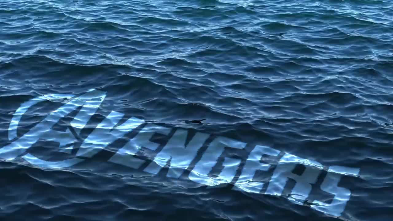 超逼真的海洋文字效果合成