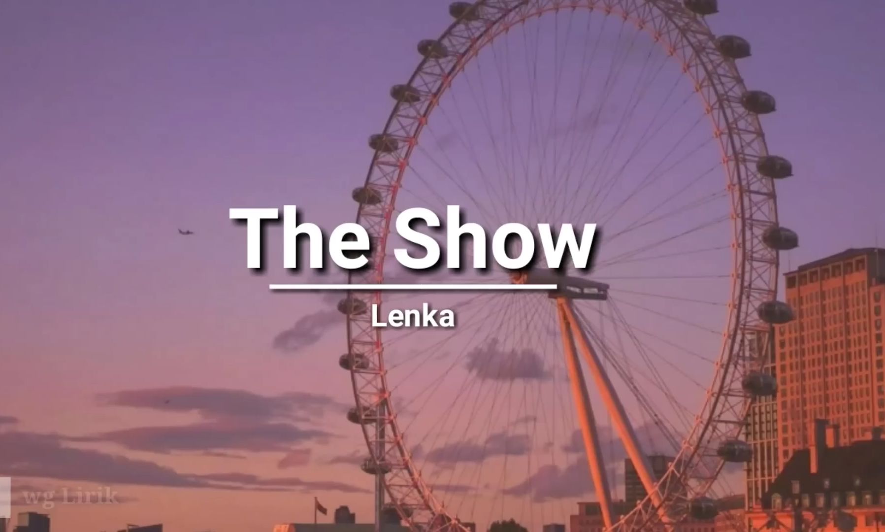 [图]【高音质】The Show-Lenka（动态歌词）