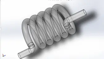 基于Solidworks螺旋管建模-上个Fluent螺旋管换热模拟视频中螺纹管的建模方法