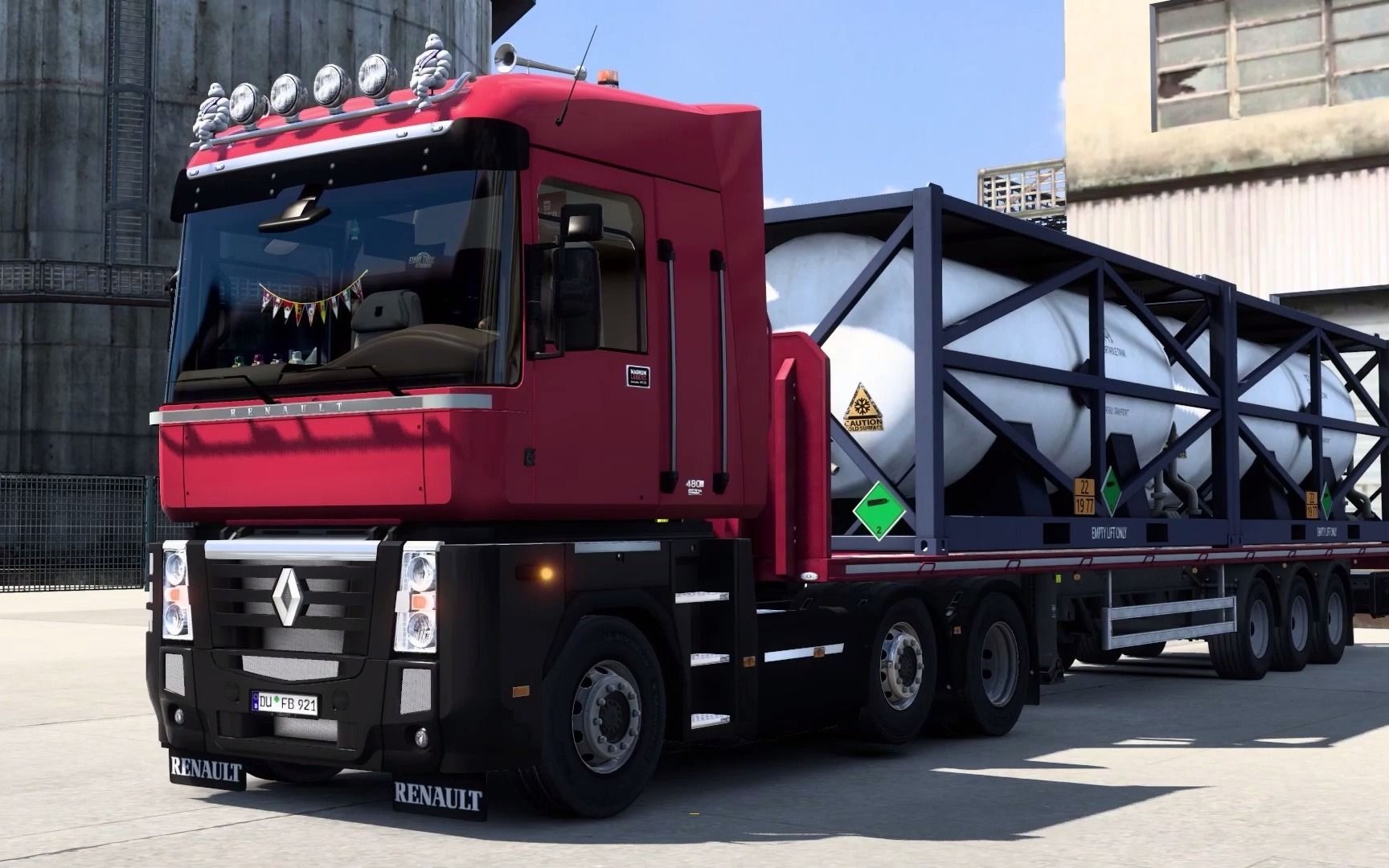 欧卡2mod雷诺马格农renaultmagnumupdatesv220eurotrucksimulator2mod