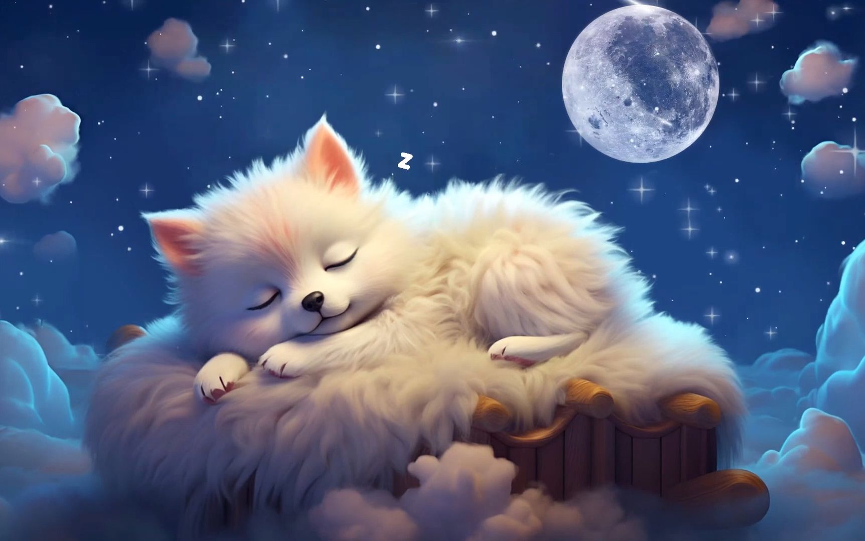 云端梦境:宠物小狗的夜晚摇篮曲 - 舒缓音乐,治愈失眠