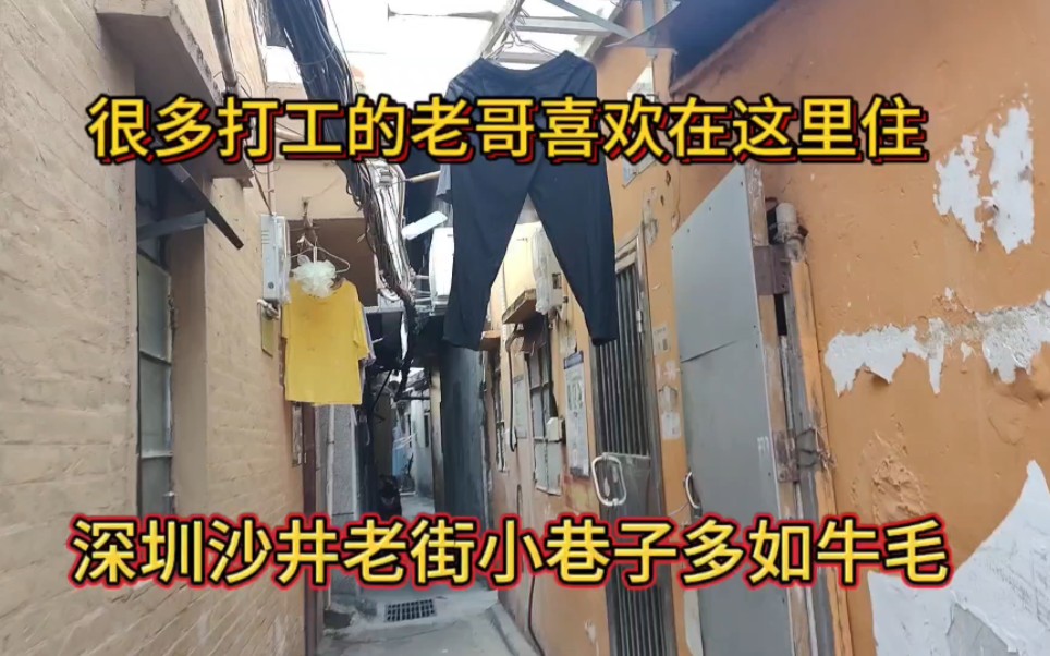 去深圳沙井老街逛一逛就知道那里是有故事的地方,小巷子多如牛毛哔哩哔哩bilibili