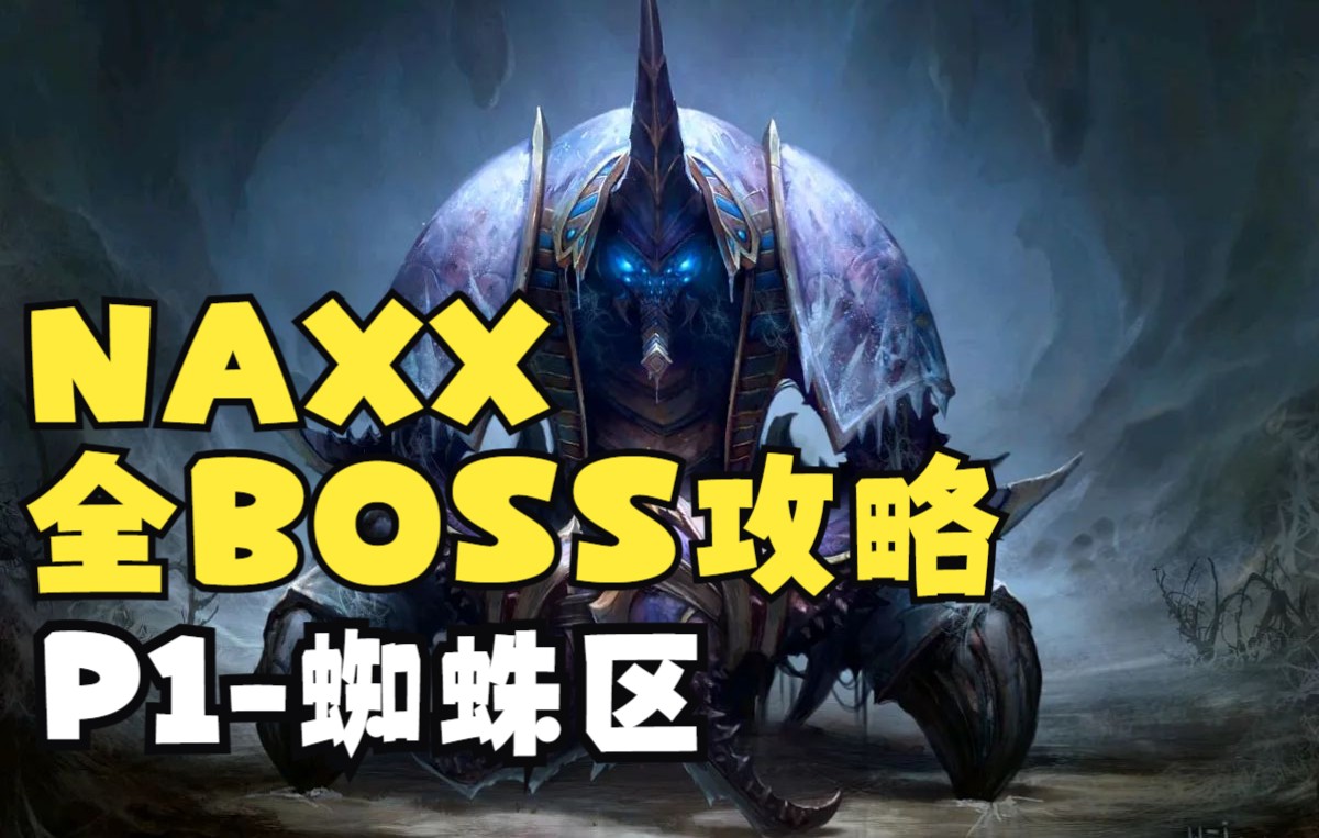 一看就懂的NAXX全BOSS攻略【1蜘蛛区】哔哩哔哩bilibili魔兽