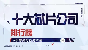 Download Video: 2024年全球市值十大芯片公司排行