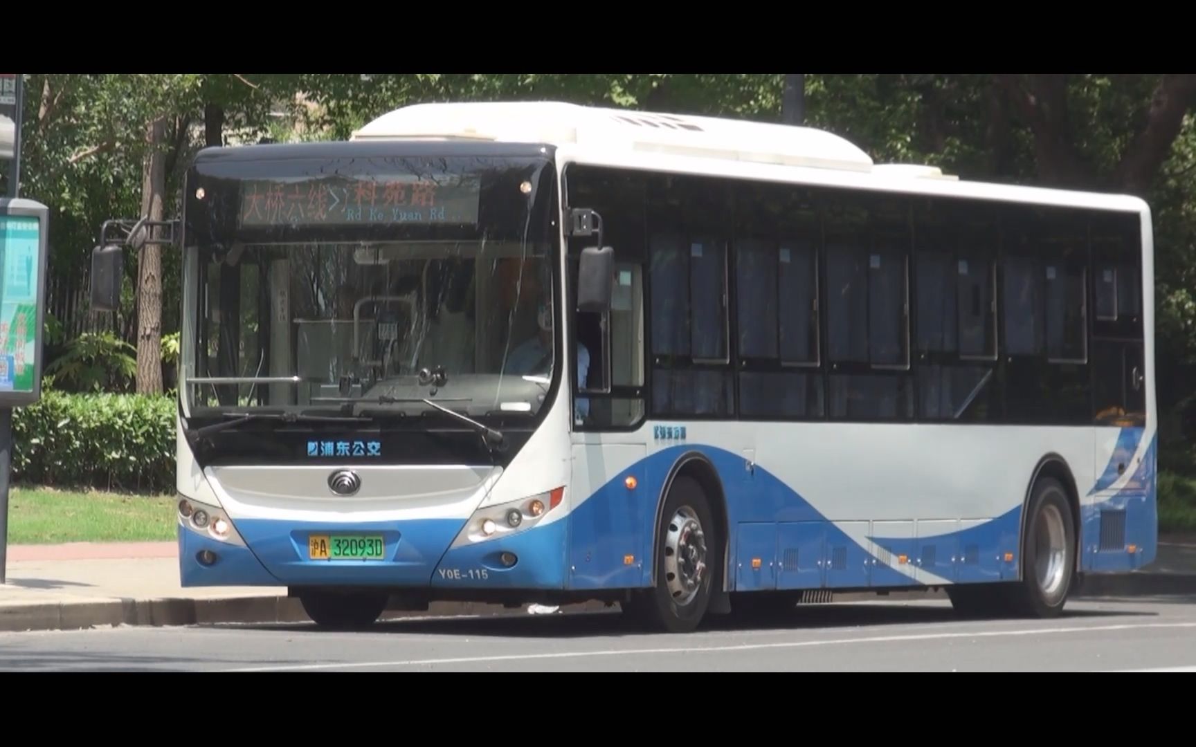 上海公交 浦东杨高 大桥六线 y0e-115