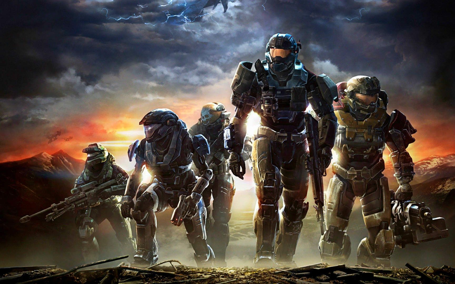 无剪辑解说 电影沉浸式 光环致远星单人普通战役流程10:秋之柱号 尾声