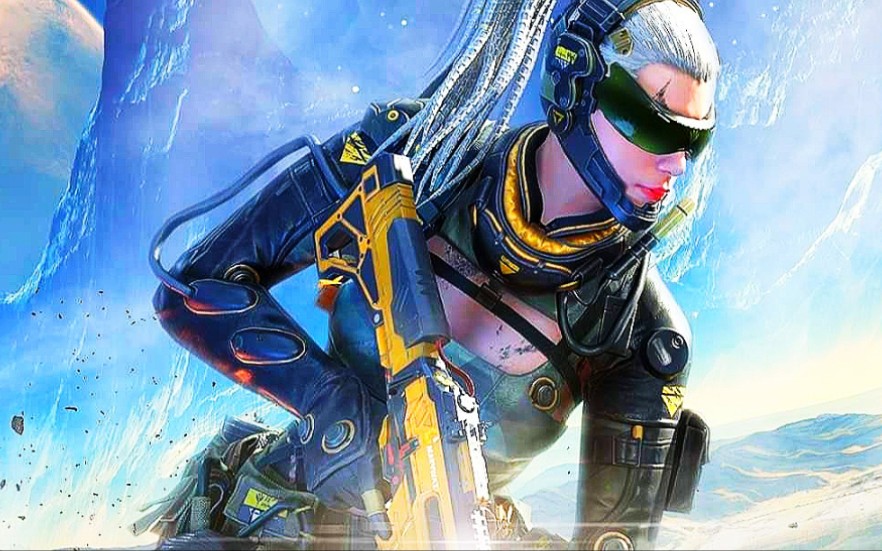 电磁炮98k震撼来袭!未来风女角色!